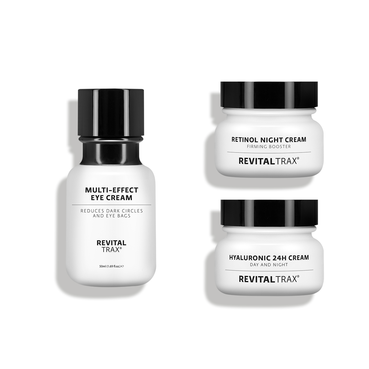 Hyaluronic Cream + Retinol Cream + Eye Cream
