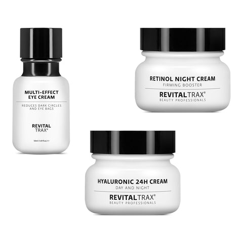 Hyaluronic Cream + Retinol Cream + Eye Cream