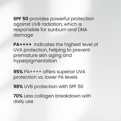 Sun Protection Face Cream SPF 50